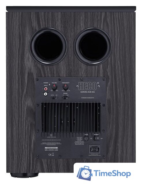 Проводной сабвуфер Heco Aurora Sub 30A (черный) - Изображение №3 — Интернет-магазин Time-Shop