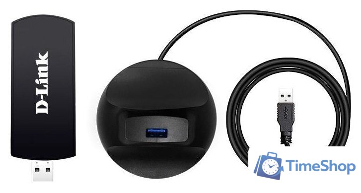 Wi-Fi адаптер D-Link DWA-192/RU/B1A - Изображение №3 — Интернет-магазин Time-Shop