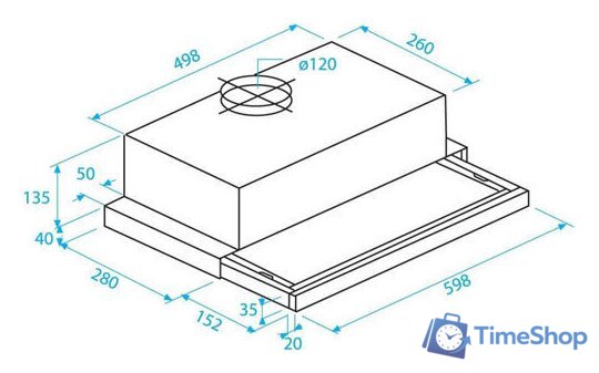 Кухонная вытяжка BEKO CTB 6250 B - Изображение №3 — Интернет-магазин Time-Shop