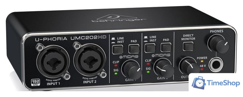 Комплект для звукозаписи Behringer U-Phoria Studio Pro - Изображение №5 — Интернет-магазин Time-Shop