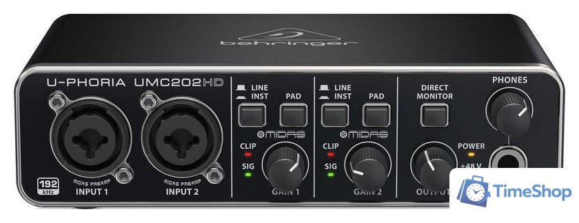 Комплект для звукозаписи Behringer U-Phoria Studio Pro - Изображение №6 — Интернет-магазин Time-Shop