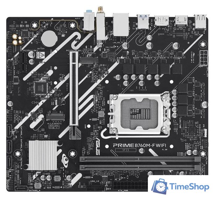 Материнская плата ASUS Prime B760M-F WiFi - Изображение №2 — Интернет-магазин Time-Shop