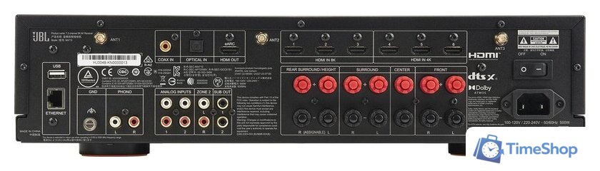 AV ресивер JBL MA710 (черный) - Изображение №5 — Интернет-магазин Time-Shop