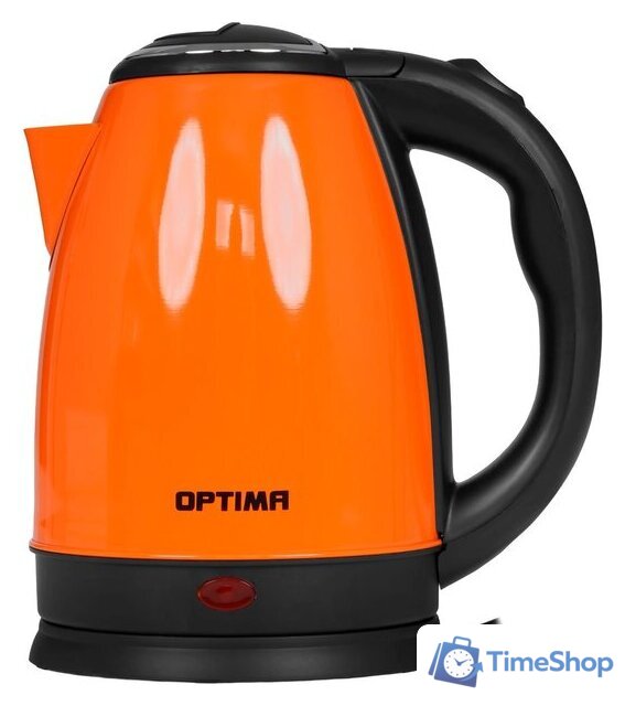 Электрический чайник Optima EK-1808SS (оранжевый) - Изображение №1 — Интернет-магазин Time-Shop