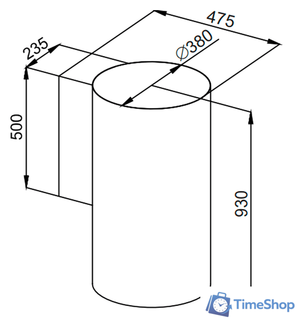 Кухонная вытяжка MAUNFELD Lee Wall sensor 39 (черный) - Изображение №2 — Интернет-магазин Time-Shop