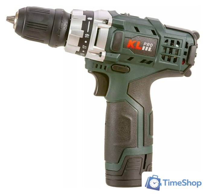 Дрель-шуруповерт KLPRO KLNM1020 (с 2-мя АКБ, кейс) - Изображение №4 — Интернет-магазин Time-Shop