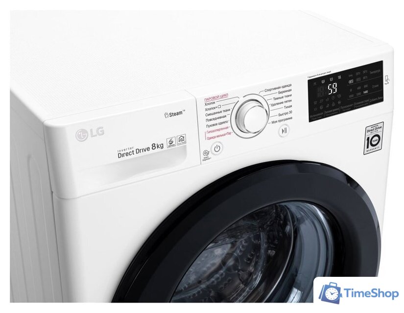 Стиральная машина LG F4M5TS6W - Изображение №4 — Интернет-магазин Time-Shop