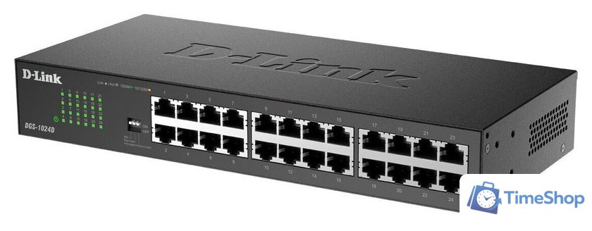 Неуправляемый коммутатор D-Link DGS-1024D/J1A - Изображение №2 — Интернет-магазин Time-Shop