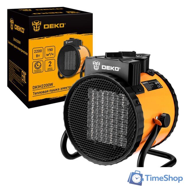 Электрическая тепловая пушка Deko DKIH2200W - Изображение №1 — Интернет-магазин Time-Shop