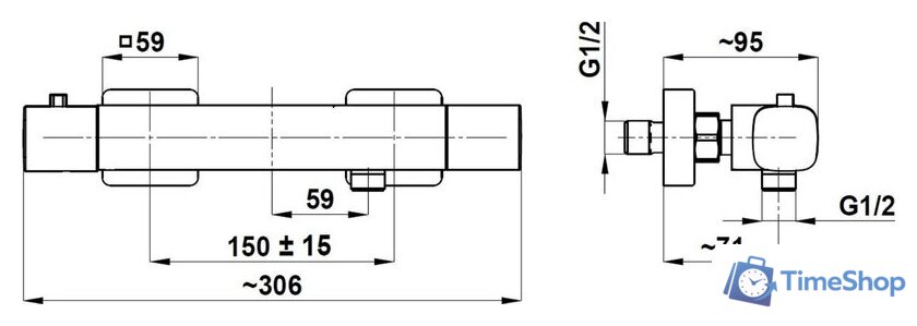 Смеситель Armatura Kfa Malaga 5756-010-61 - Изображение №2 — Интернет-магазин Time-Shop
