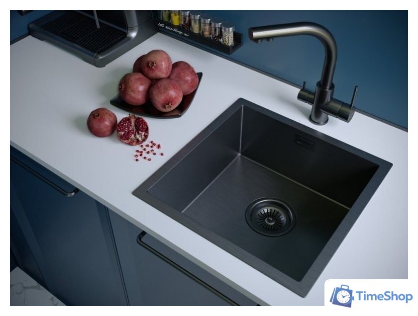 Кухонная мойка Paulmark Aller PM904444-GM - Изображение №3 — Интернет-магазин Time-Shop