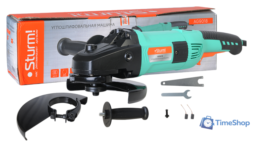 Угловая шлифмашина Sturm AG9018 - Изображение №1 — Интернет-магазин Time-Shop