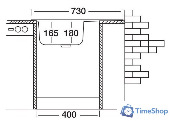 Кухонная мойка Kromevye Bianсa EX 305 D - Изображение №3 — Интернет-магазин Time-Shop