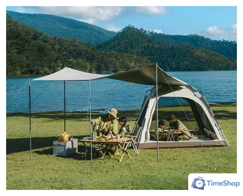 Кемпинговая палатка Naturehike Ango CNK2550WS010-OBRL4 (коричневый) - Изображение №5 — Интернет-магазин Time-Shop