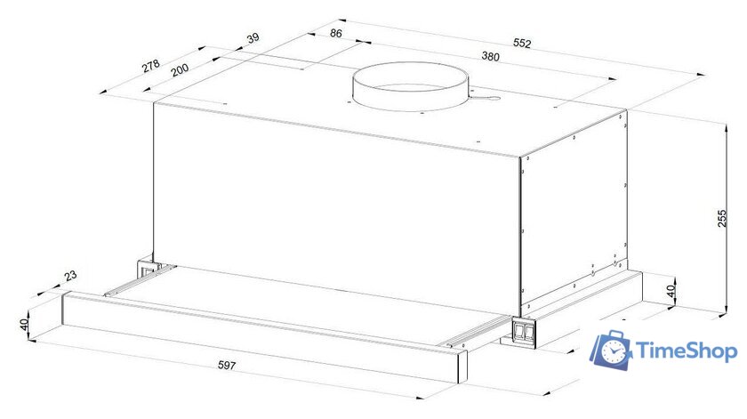 Кухонная вытяжка KUPPERSBERG Slimturbo 60 B - Изображение №6 — Интернет-магазин Time-Shop
