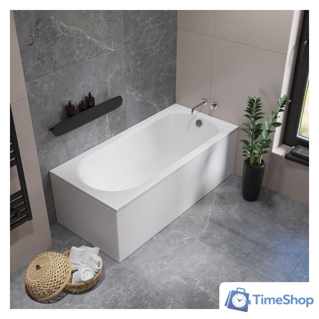 Ванна Lauter Haven 160 /21202006 (с ножками и сифоном 21Y11030 хром) - Изображение №10 — Интернет-магазин Time-Shop