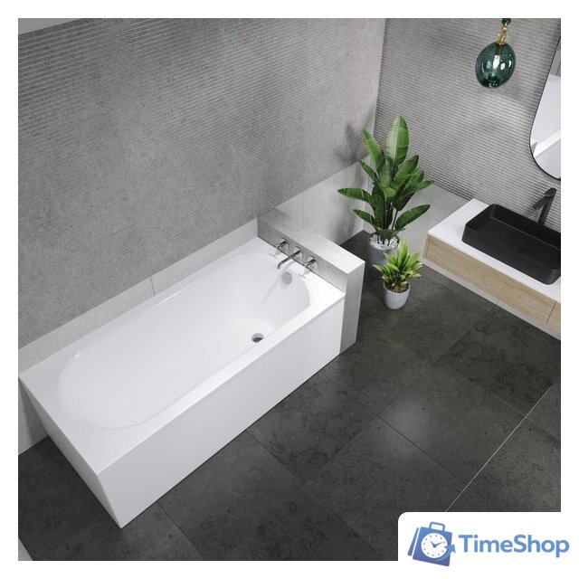 Ванна Lauter Haven 160 /21202006 (с ножками и сифоном 21Y11030 хром) - Изображение №7 — Интернет-магазин Time-Shop