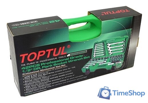 Универсальный набор инструментов Toptul GCAI4201 (42 предмета) - Изображение №3 — Интернет-магазин Time-Shop