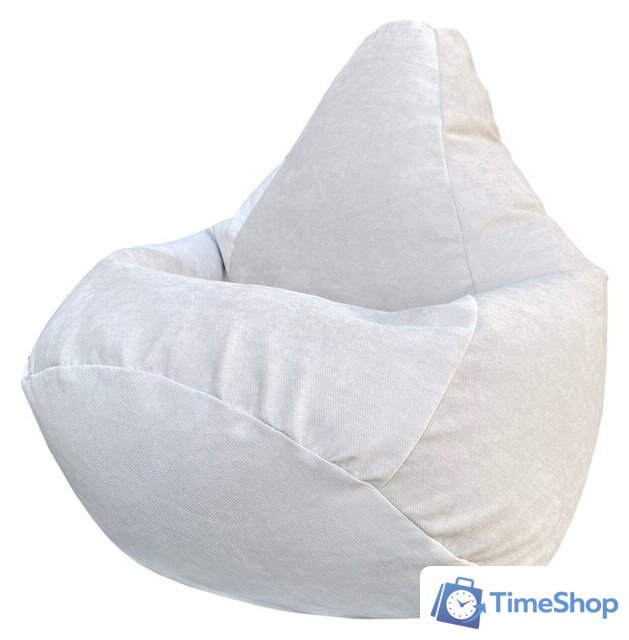 Кресло-мешок Flagman Груша Мега Г3.5-06 Verona 06 (Light Grey) - Изображение №1 — Интернет-магазин Time-Shop