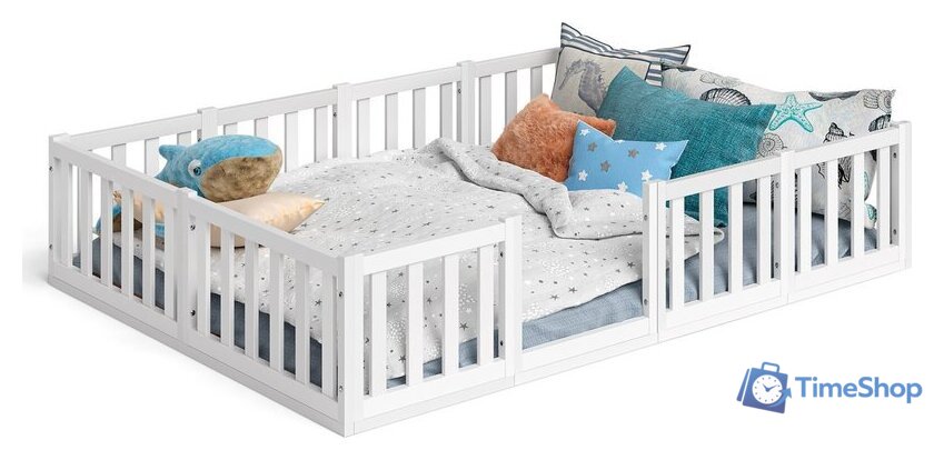 Кровать ФанДОК Тapi Ф-141.24 80x160 (белый) - Изображение №1 — Интернет-магазин Time-Shop