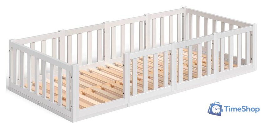 Кровать ФанДОК Тapi Ф-141.24 80x160 (белый) - Изображение №2 — Интернет-магазин Time-Shop