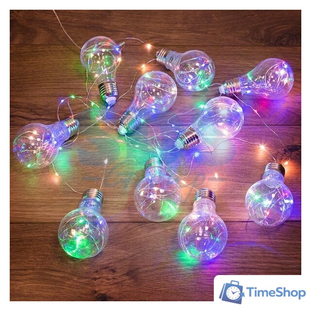 Светодиодная гирлянда роса Neon-Night Ретро-лампы 303-079 (мультиколор) - Изображение №1 — Интернет-магазин Time-Shop