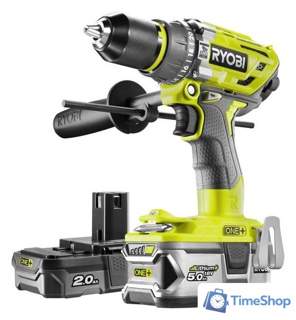 Ударная дрель-шуруповерт Ryobi R18PD7-252S 5133004391 (с 2-мя АКБ, сумка) - Изображение №1 — Интернет-магазин Time-Shop