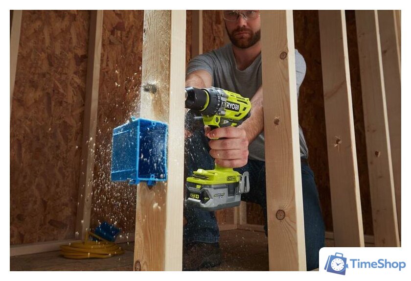 Ударная дрель-шуруповерт Ryobi R18PD7-252S 5133004391 (с 2-мя АКБ, сумка) - Изображение №3 — Интернет-магазин Time-Shop