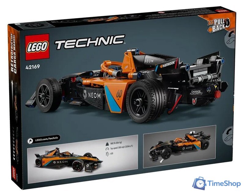 Конструктор LEGO Technic 42169 NEOM McLaren Formula E Race Car - Изображение №11 — Интернет-магазин Time-Shop