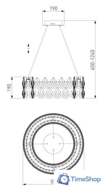 Подвесная люстра Bogate's 90371/1 Strotskis - Изображение №6 — Интернет-магазин Time-Shop