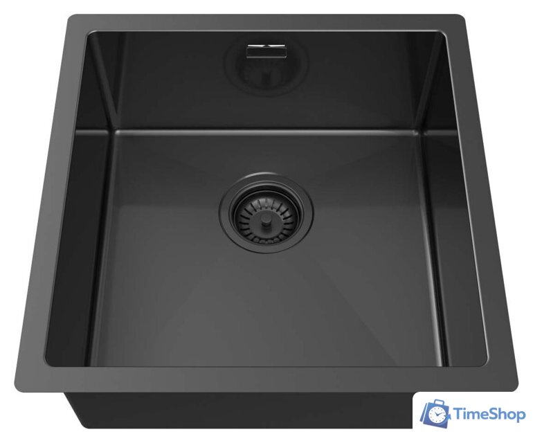 Кухонная мойка ZorG ZRN 4545 Premium PVD Gunblack - Изображение №2 — Интернет-магазин Time-Shop