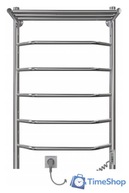 Полотенцесушитель Granula Трапеция 50x80 D32 с полкой (терморегулятор с таймером) - Изображение №1 — Интернет-магазин Time-Shop