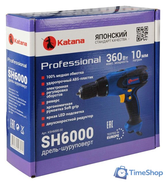 Дрель-шуруповерт Katana KSH6000.00 - Изображение №7 — Интернет-магазин Time-Shop