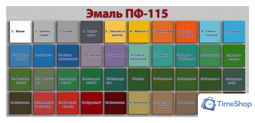 Эмаль LIDA Optima ПФ-115 20 кг (желтый) - Изображение №2 — Интернет-магазин Time-Shop