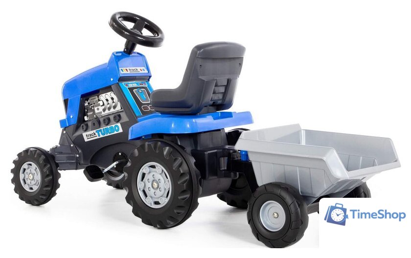 Педальная машинка Полесье Каталка-трактор с педалями Turbo с полуприцепом 84637 - Изображение №3 — Интернет-магазин Time-Shop