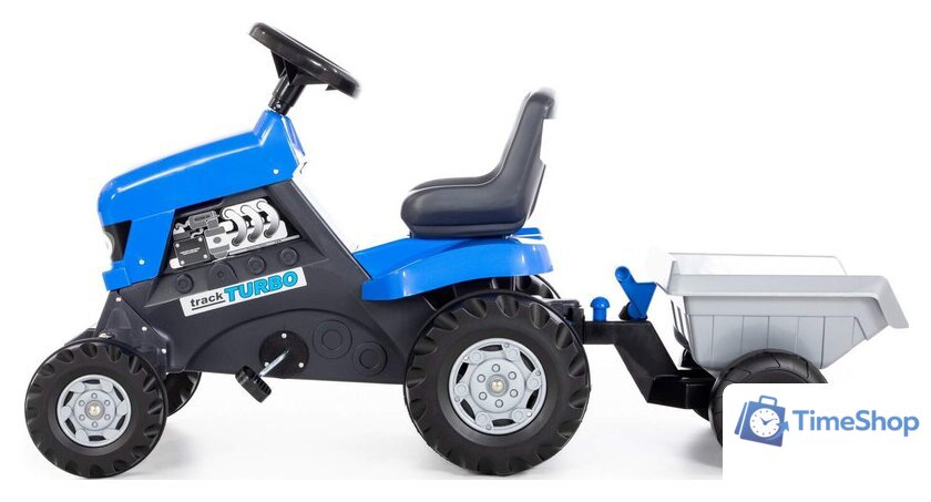 Педальная машинка Полесье Каталка-трактор с педалями Turbo с полуприцепом 84637 - Изображение №2 — Интернет-магазин Time-Shop