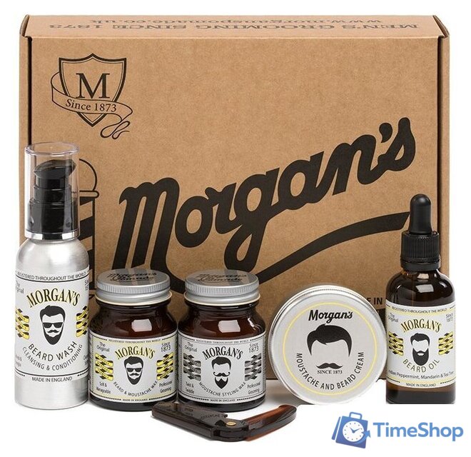 Подарочный набор Morgan’s Подарочный набор для ухода за бородой и усами - Изображение №1 — Интернет-магазин Time-Shop
