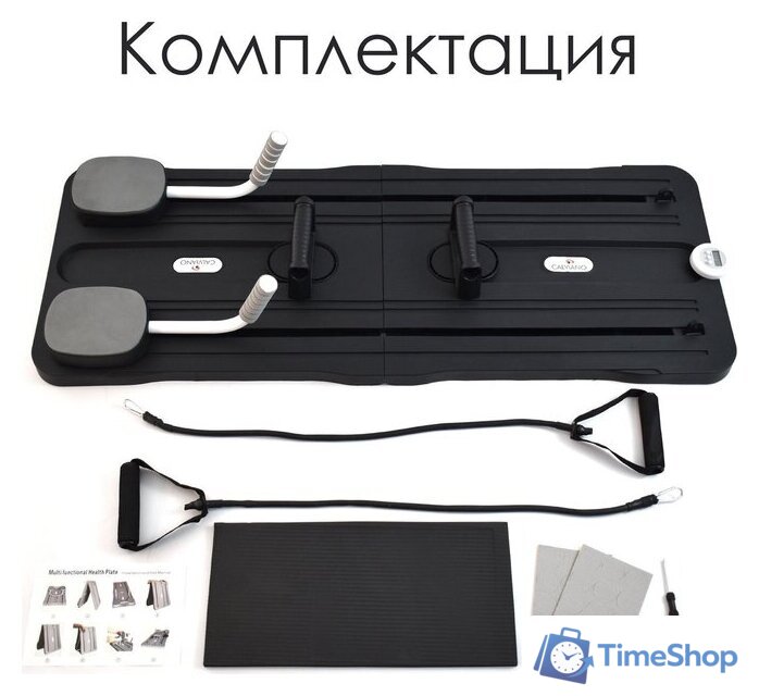 Тренажер для пресса Calviano 4816087403834 (черный) - Изображение №2 — Интернет-магазин Time-Shop