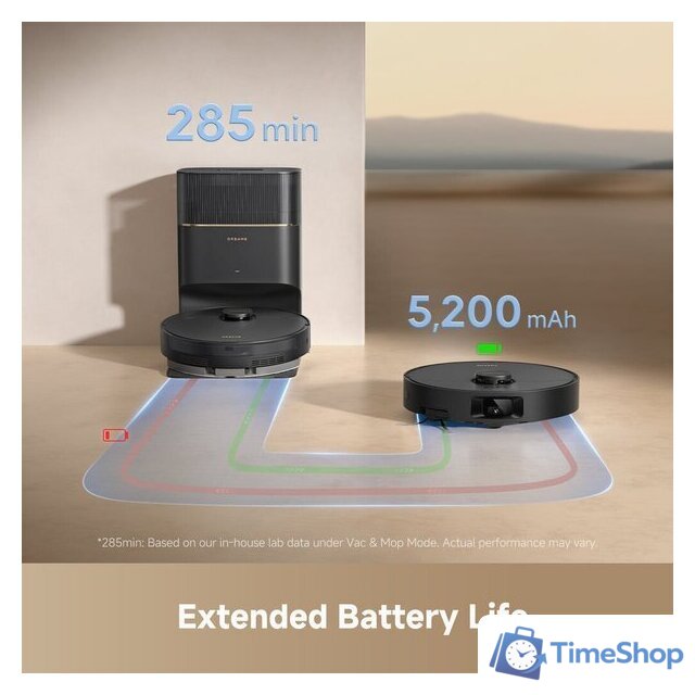 Робот-пылесос Dreame D20 Pro Plus Robot Vacuum (евровилка, черный) - Изображение №9 — Интернет-магазин Time-Shop