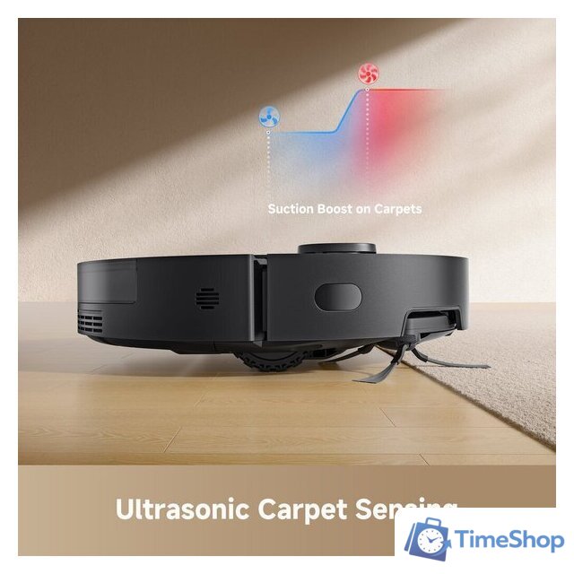 Робот-пылесос Dreame D20 Pro Plus Robot Vacuum (евровилка, черный) - Изображение №8 — Интернет-магазин Time-Shop