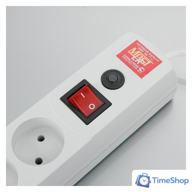 Сетевой фильтр Most R 6-2-Б (белый) - Изображение №2 — Интернет-магазин Time-Shop