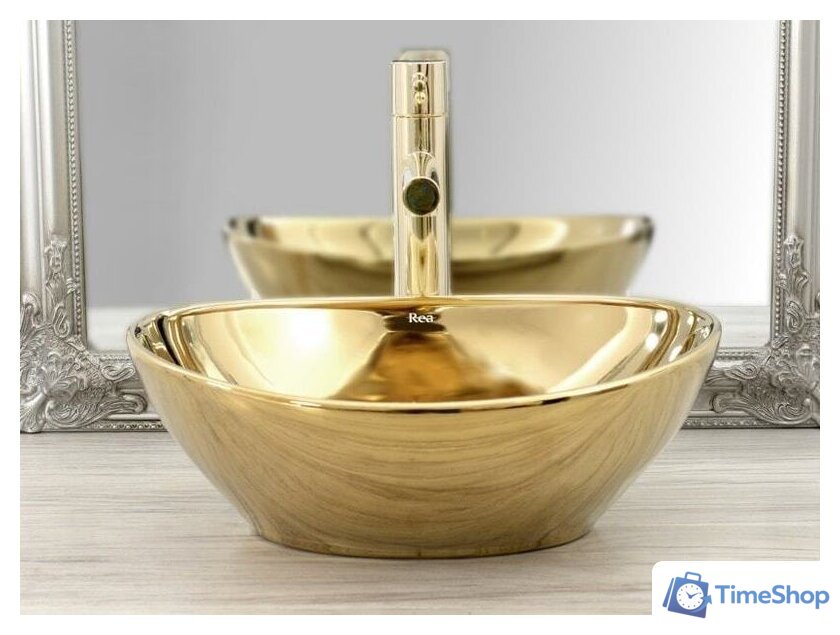 Смеситель Rea Tess REA-B8803 (золотой) - Изображение №6 — Интернет-магазин Time-Shop