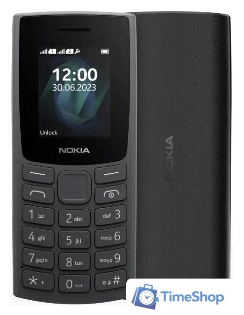 Кнопочный телефон Nokia 105 4G (2023) Dual SIM TA-1551 (черный) - Изображение №1 — Интернет-магазин Time-Shop