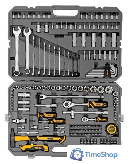 Универсальный набор инструментов Denzel 15806 (194 предмета) - Изображение №2 — Интернет-магазин Time-Shop
