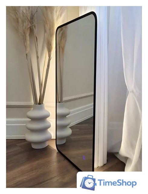 Зеркало с подсветкой  EMZE Smartphone 45x77 LED.UV.SMART.45.77.CHE (черный) - Изображение №4 — Интернет-магазин Time-Shop