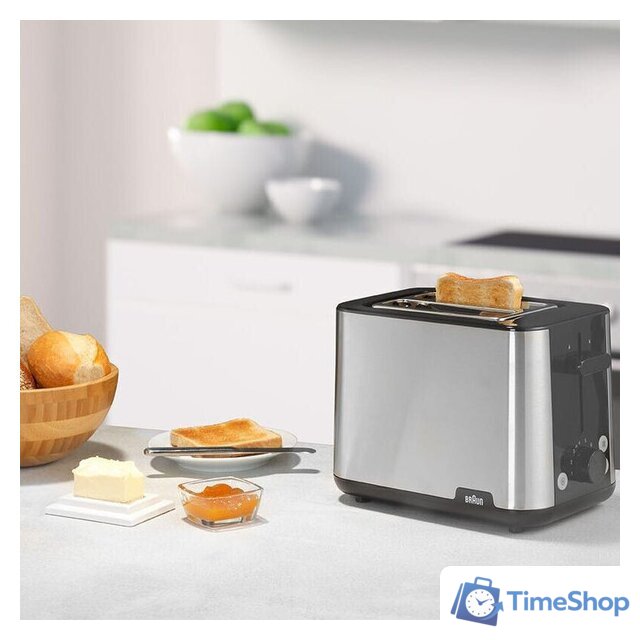 Тостер Braun HT1510 (черный) - Изображение №3 — Интернет-магазин Time-Shop