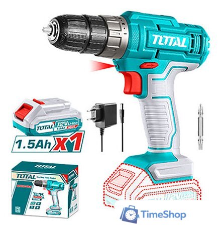 Дрель-шуруповерт Total TDLI1218 (с 1-м АКБ) - Изображение №1 — Интернет-магазин Time-Shop