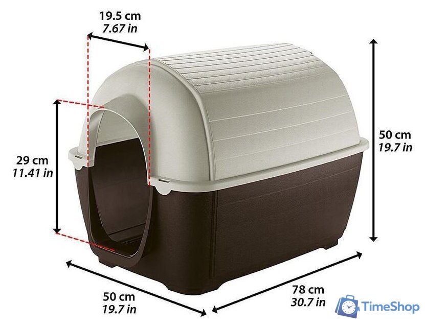 Будка Ferplast Kenny 01 87200921 - Изображение №2 — Интернет-магазин Time-Shop