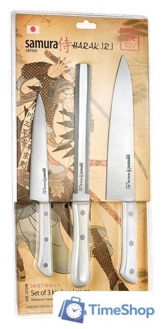 Набор ножей Samura Harakiri SHR-0230W - Изображение №9 — Интернет-магазин Time-Shop