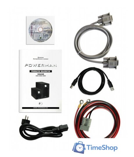 Источник бесперебойного питания Powerman Online 1000 Plus - Изображение №4 — Интернет-магазин Time-Shop